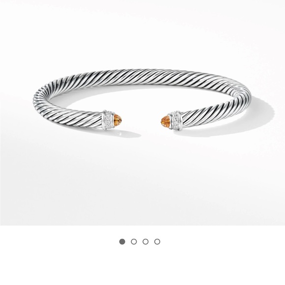 David Yurman Citrine and Pavé Diamonds bracelet - Picture 4 of 5